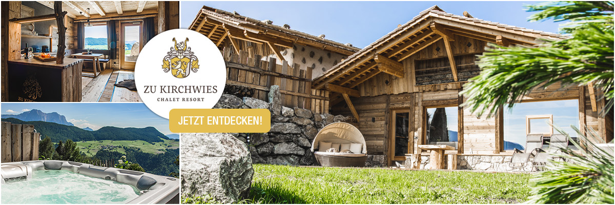 Chalet Resort ZU KIRCHWIES - Sommerurlaub im Chaletdorf in Lajen Südtirol