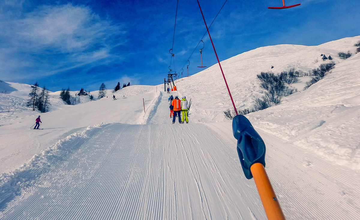 Chalets & Hütten an der Skipiste