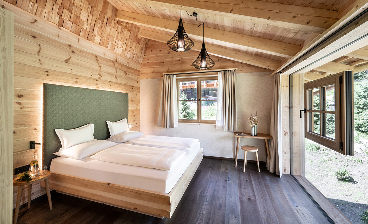 Hüttenurlaub in den Chalets Valsegg